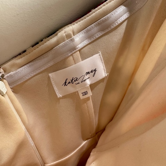 🌺💗Katie May Floral Draping Mini Dress - size XS - never worn!🩷🌺NWOT - Picture 6 of 7